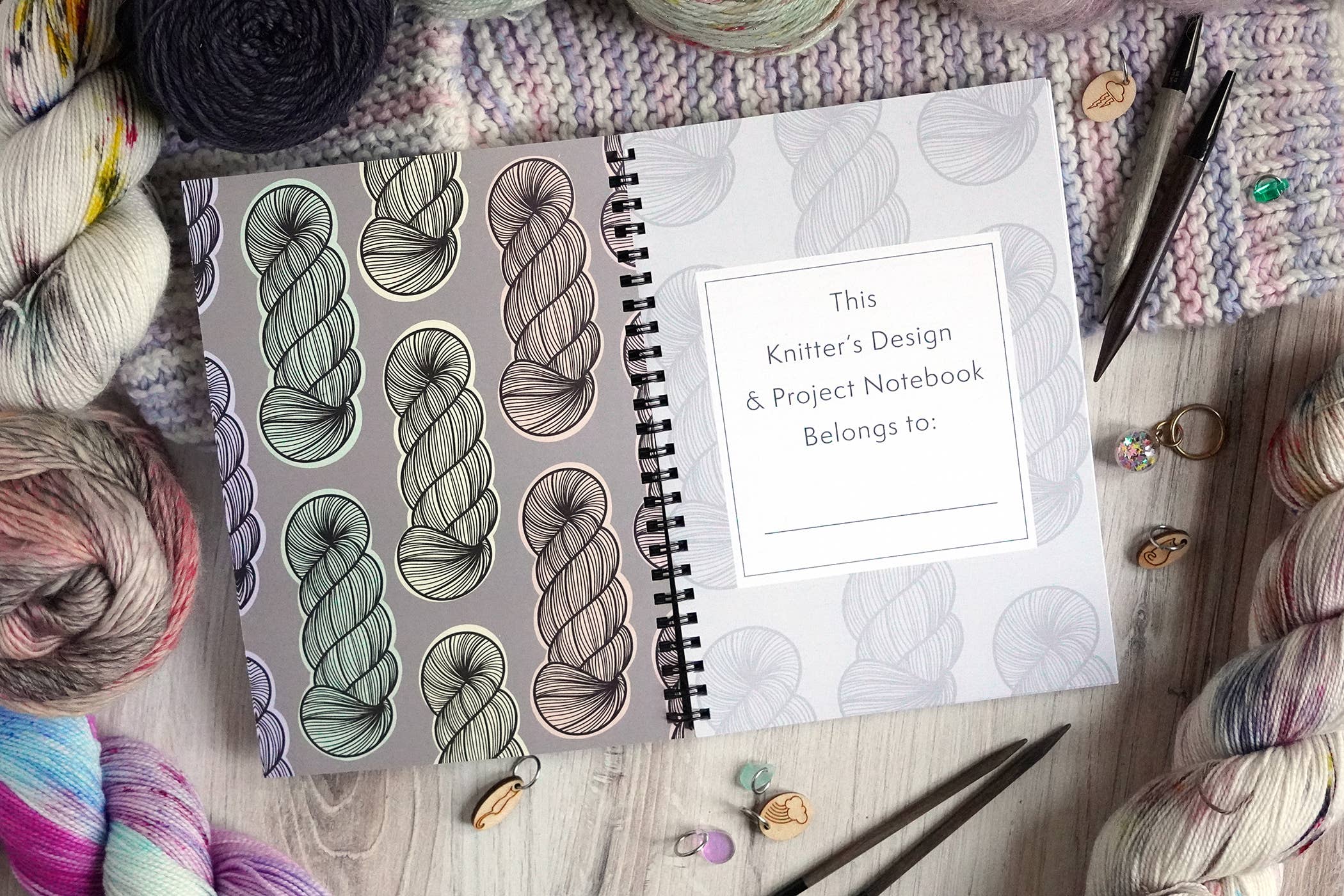 The Knitter's Design & Project Notebook – Smitten Yarn Co.