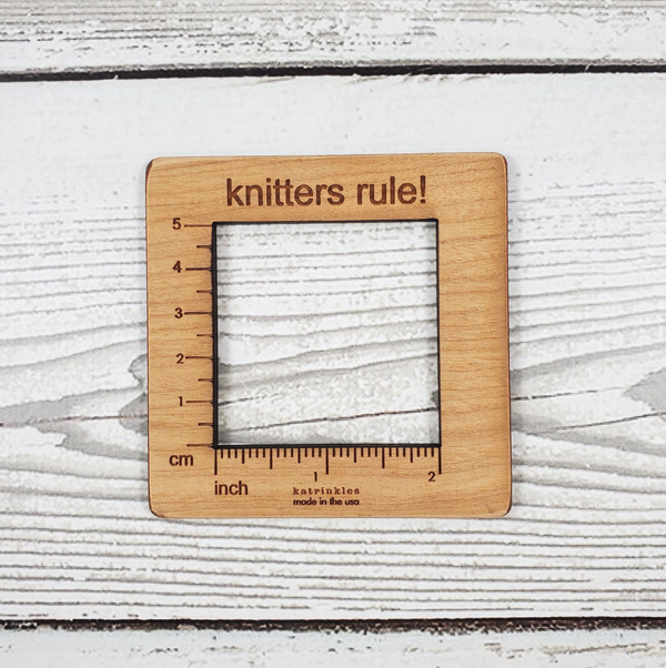 Gauge Swatch Ruler