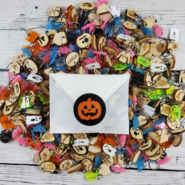 2023 Halloween Stitch Marker Mystery Grab Bag by Katrinkles