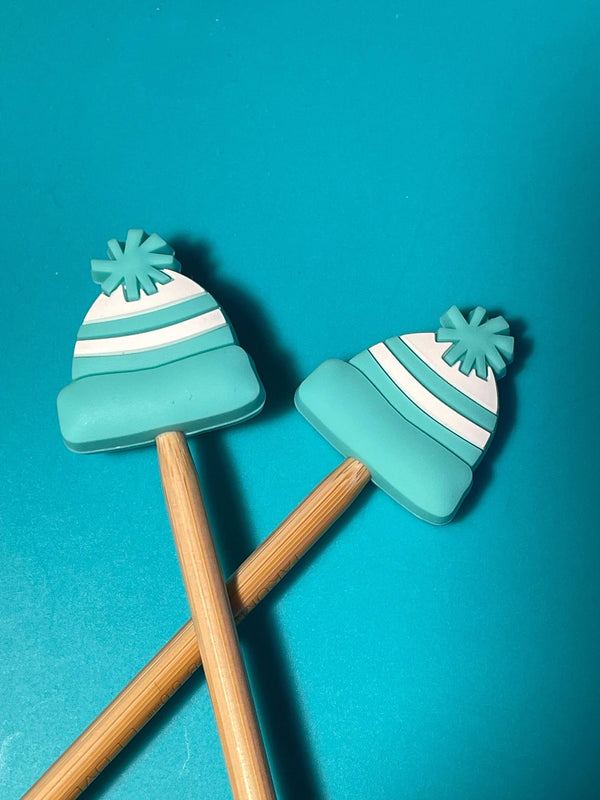 Beanie Toque Hat Cap Stocking Stuffer Gift for Knitters: Aqua