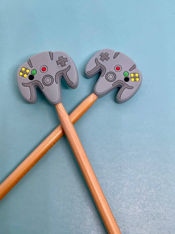 N64 Video Game Controller 90s Gamer Gift for Knitters