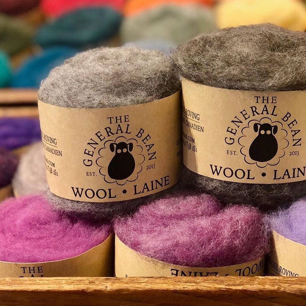Needle Felting Wool by The General Bean