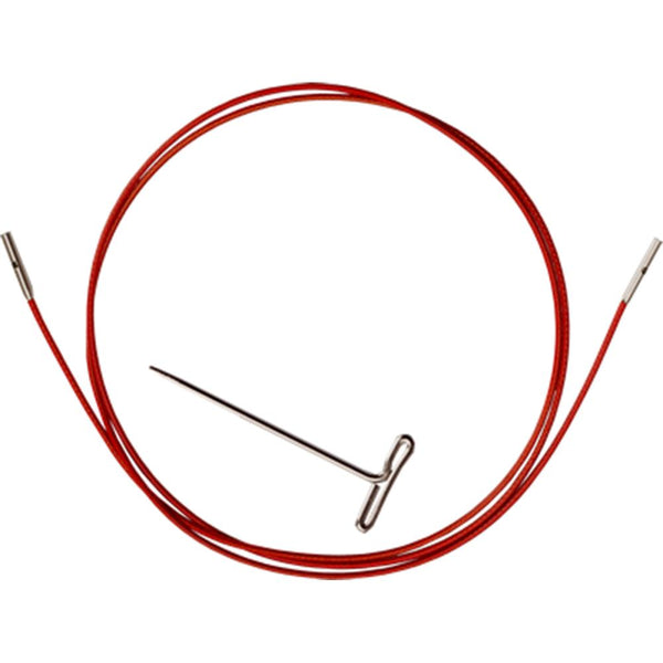 MINI: TWIST Red Lace Interchangeable Cord by ChiaoGoo
