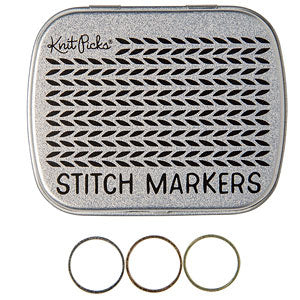 Metallic Stitch Marker Large 30 Pk