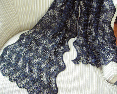 Japanese Feather Scarf or Stole Pattern