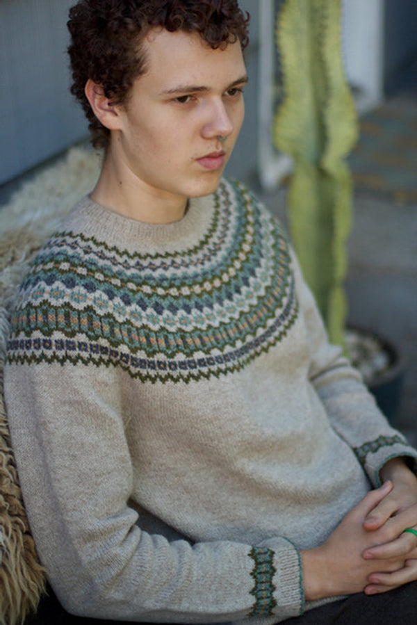 Porty Pullover Pattern by The Shetland Trader