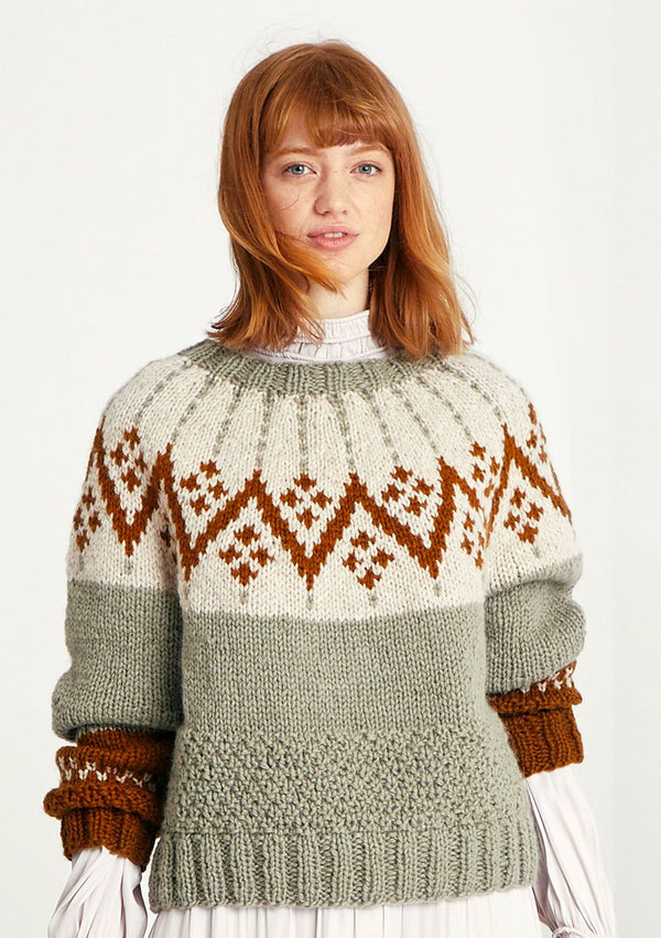 Sandnes Garn Bursfjell Sweater Kit